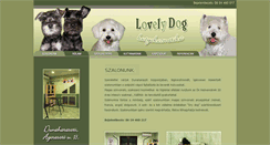 Desktop Screenshot of lovelydog.hu