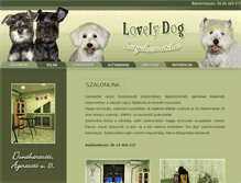 Tablet Screenshot of lovelydog.hu